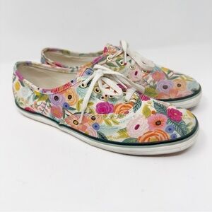 Keds Rifle Paper Co Floral Canvas Sneakers